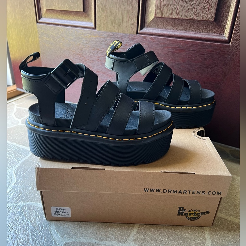 Dr. Martens Blaire Quad Platform Strappy Sandal